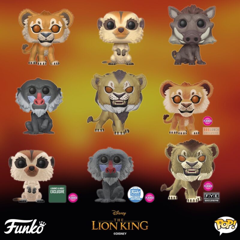 new lion king funko pops