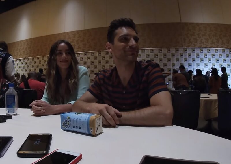 Chloe Bennet Jeff Ward SDCC