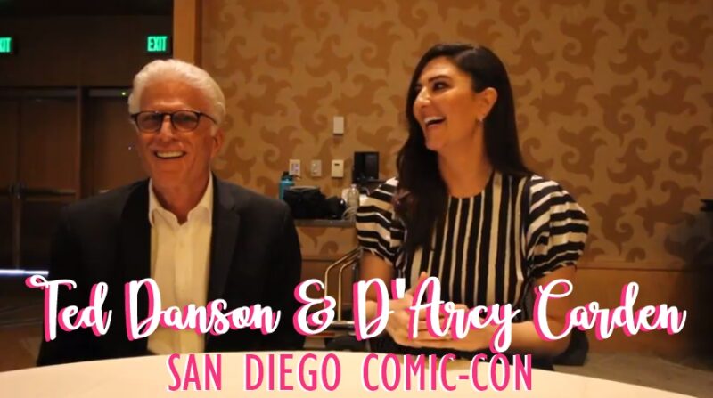 Ted Danson D'Arcy Carden SDCC Interview