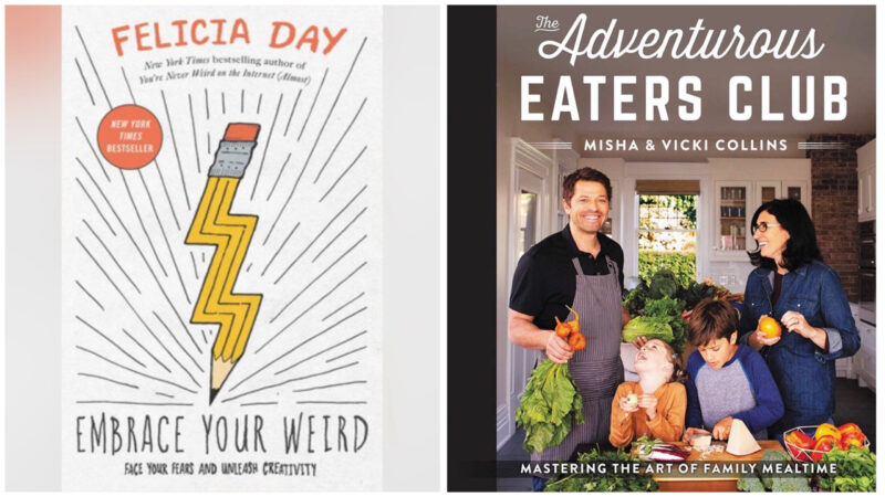 Felicia Day and Misha Collins