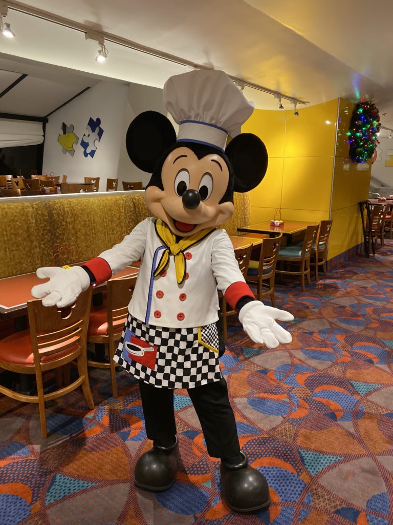 Mickey Mouse at Chef Mickeys at the Contemporary Resort