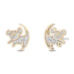 Slide 13 Studded Simba Earrings Lion King