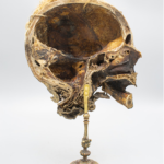 half mummified head