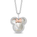 slide 10 Mother of Pearl minni mouse necklace