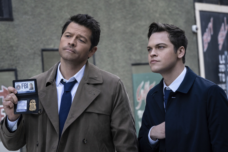 Jack and Cas FBI badges