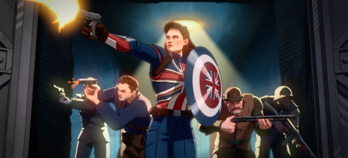 What If Still frame from What If...? featuring Captain Carter