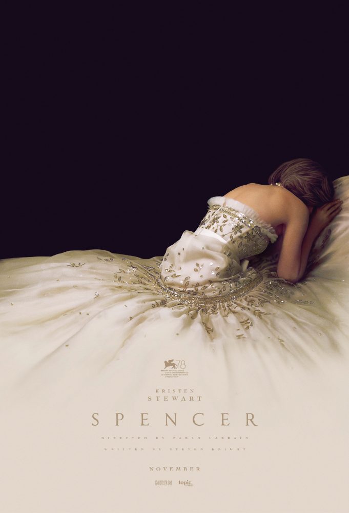 Poster for Spencer featuring Kristen Stewart as Princess Diana