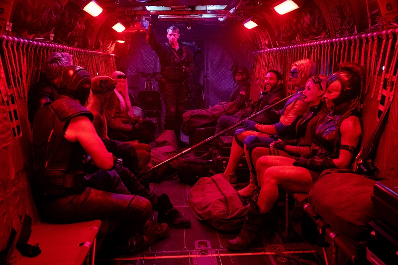 Still frame from The Suicide Squad