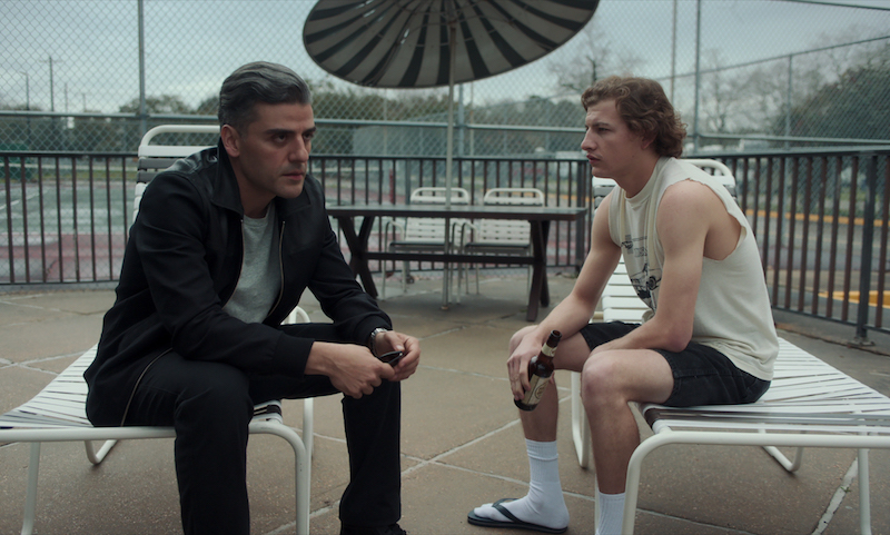 Still of Oscar Isaac and Tye Sheridan
