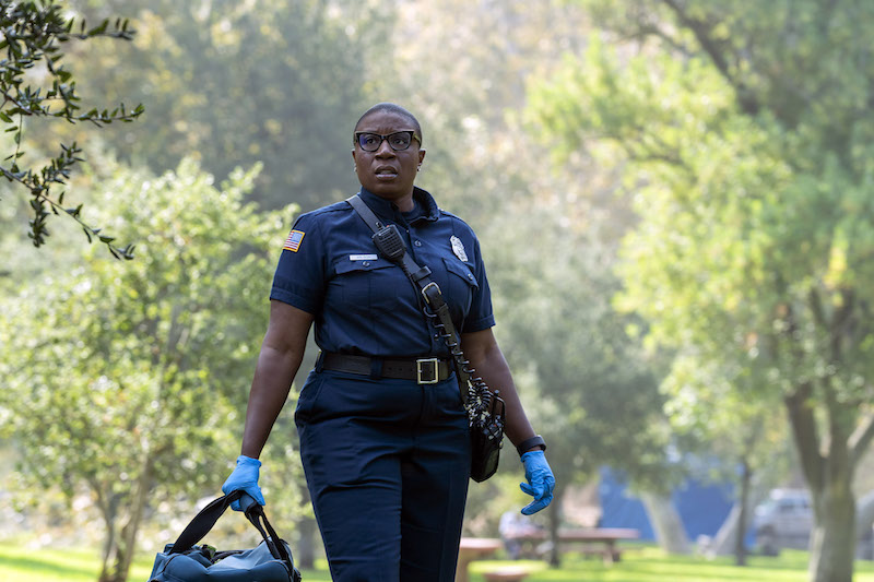 Aisha Hinds in 9-1-1