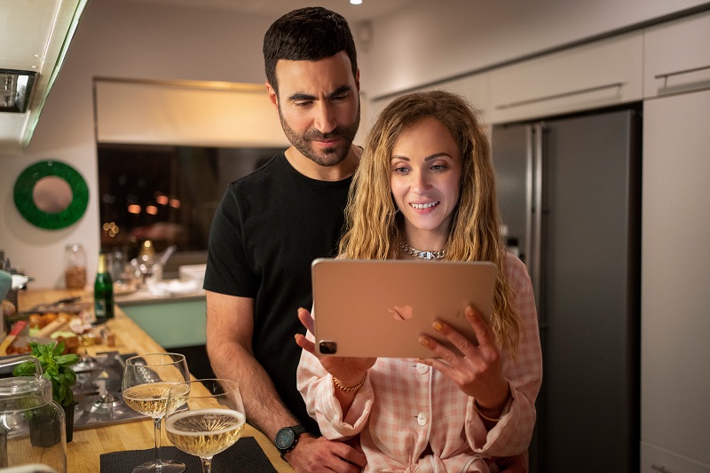 Brett Goldstein and Juno Temple in Ted Lasso