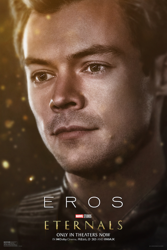 Harry Styles as Eros in Eternals