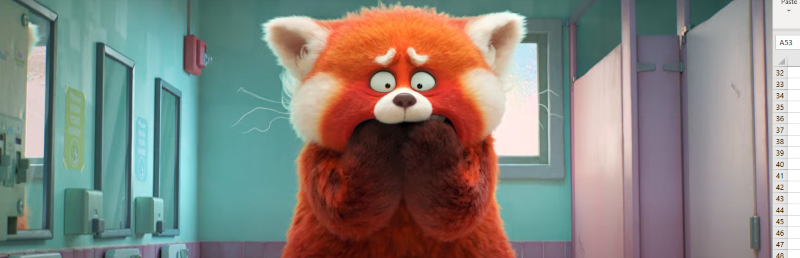 turning red red panda still