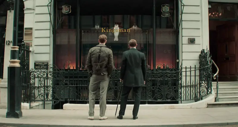 Still frame from 'The King's Man'