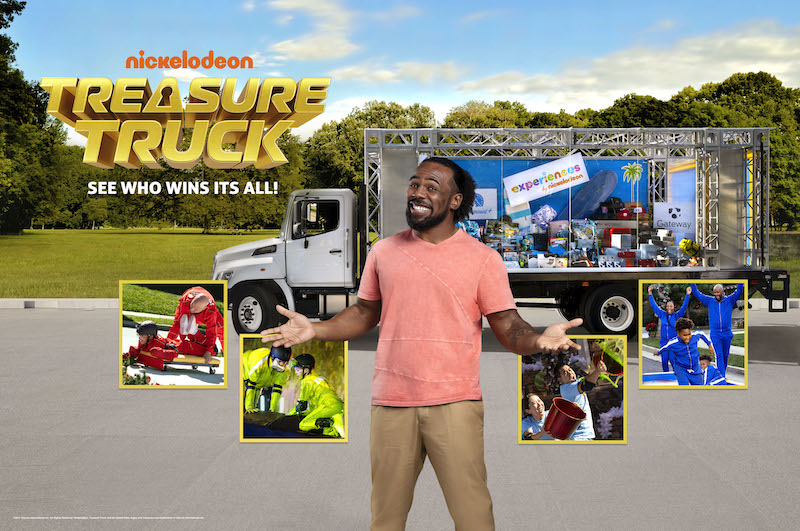 xavier woods nickelodeon's treasure truck xavier woods nickelodeon's treasure truck