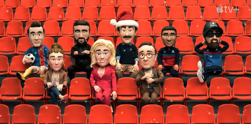 Ted Lasso — The Missing Christmas Mustache animated short still