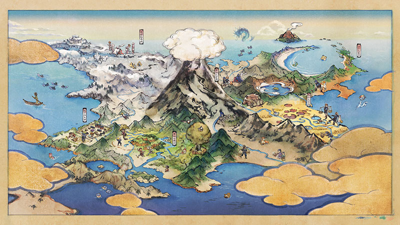 Hisui Region Map