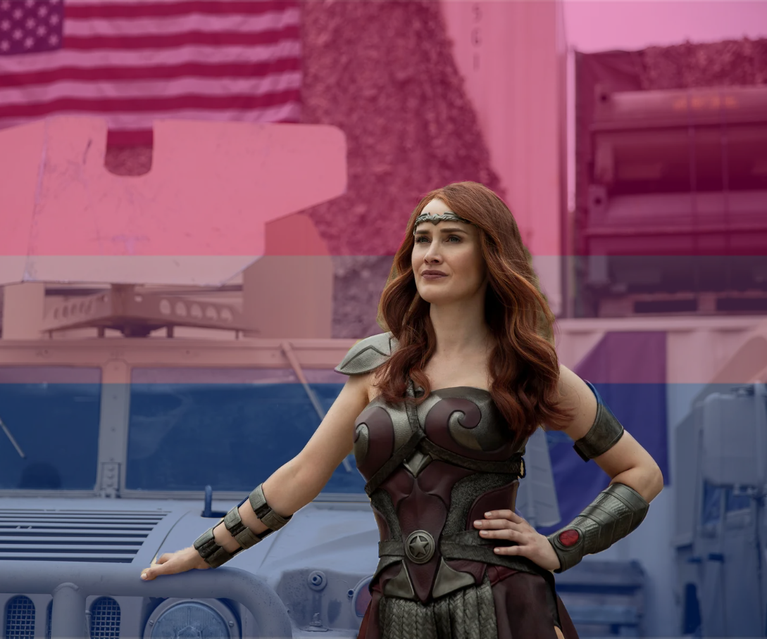 maeve bi flag