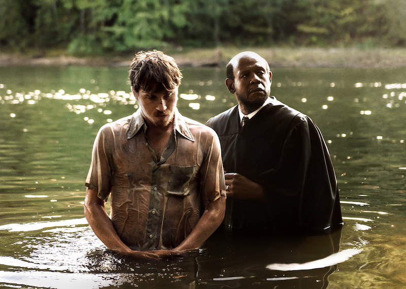 Garrett Hedlund and Forest Whitaker in Burden
