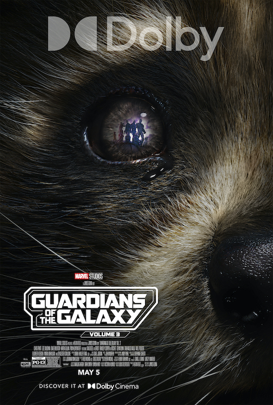 Dolby Guardians of the Galaxy 3 poster